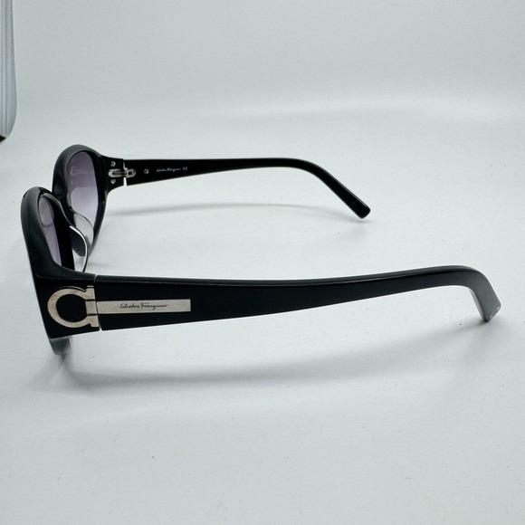 Salvatore Ferragamo Italy Sunglasses Frames Black 2132 101 56-16-130 H9983 - Picture 2 of 8